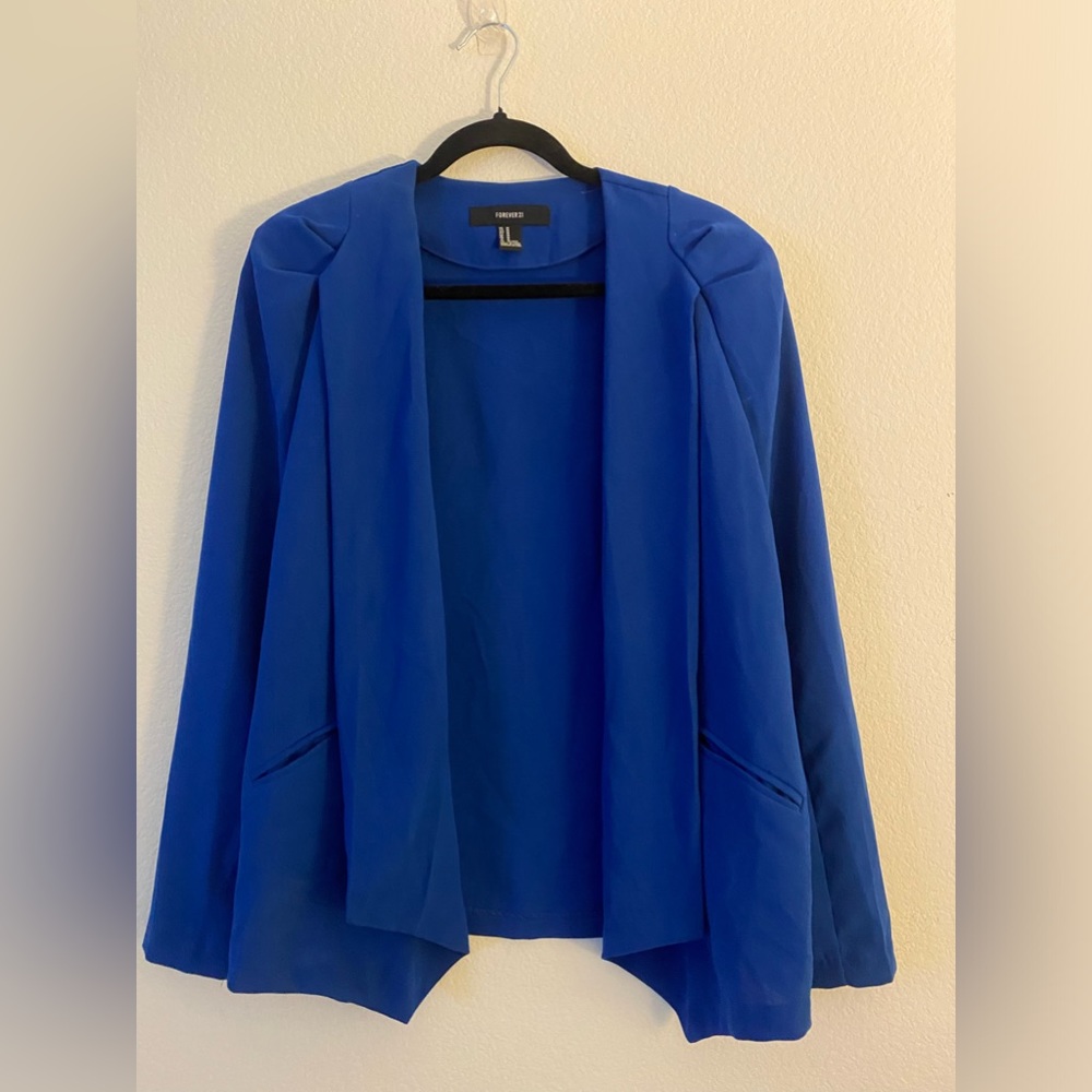 Forever 21 Polyester Blazer- M